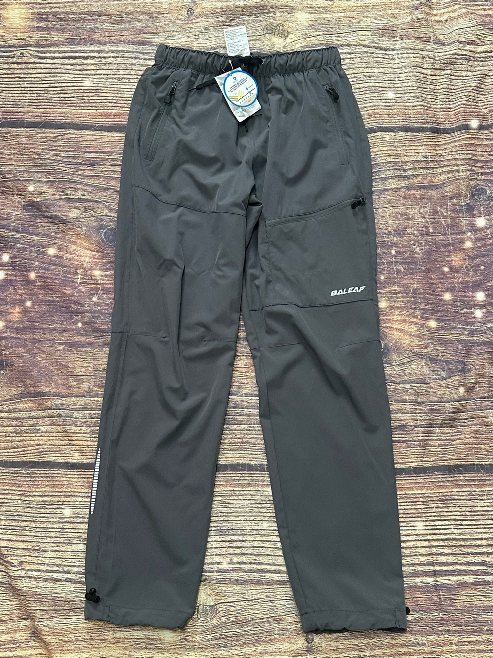 Baleaf deep gray Laureate UPF50+ Hiking Pants. Small. NWT.